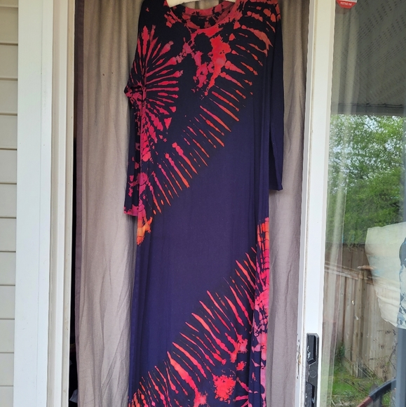 Dresses & Skirts - Eco Friendly Bamboo Tie Dye Maxi Dress
